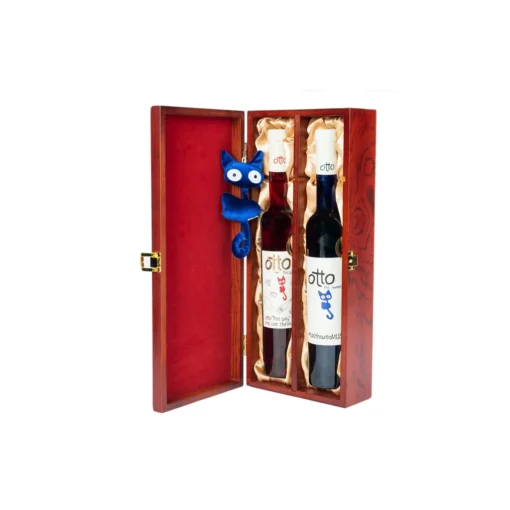 2017 HOUSE OF HAFNER OTTO "THE SWEET BLUE" MUSCAT AND "RED LADY" RED LATE HARVEST GIFT SET - Lucky Seven Spirits