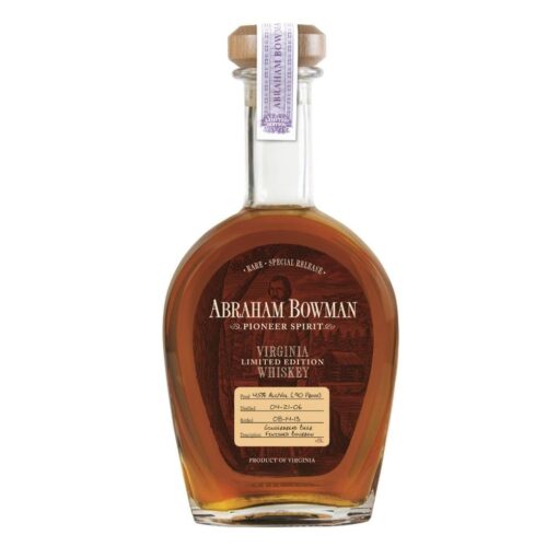 ABRAHAM BOWMAN WHISKEY LIMITED-EDITION GINGERBREAD BEER FINISHED BOURBON - Lucky Seven Spirits