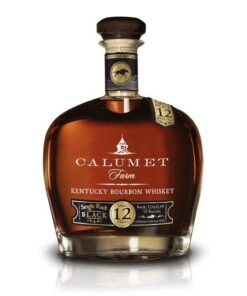 CALUMET FARM 12 YEARS OLD SINGLE RACK BLACK KENTUCKY STRAIGHT BOURBON - Lucky Seven Spirits