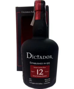 DICTADOR 12 YEARS SOLERA SYSTEM RUM - Lucky Seven Spirits