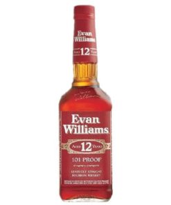 EVAN WILLIAMS 12 YEARS OLD KENTUCKY STRAIGHT BOURBON WHISKEY - Lucky Seven Spirits