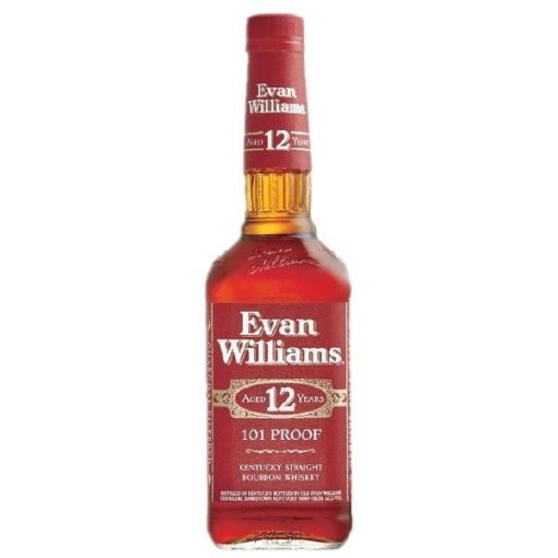 EVAN WILLIAMS 12 YEARS OLD KENTUCKY STRAIGHT BOURBON WHISKEY - Lucky Seven Spirits