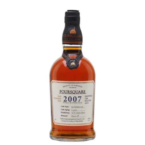 FOURSQUARE DISTILLERY MARK X "2007" 12 YEAR OLD EXCEPTIONAL CASK SELECTION SINGLE BLENDED RUM - Lucky Seven Spirits