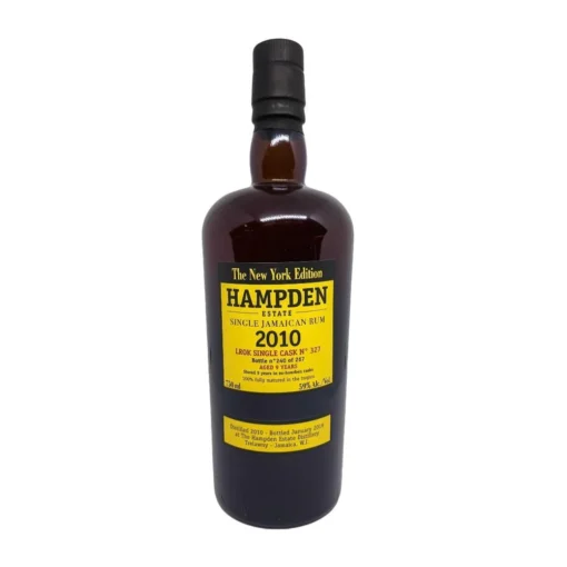 HAMPDEN ESTATE THE NEW YORK EDITION 2010 LROK SINGLE CASK JAMAICAN RUM - Lucky Seven Spirits